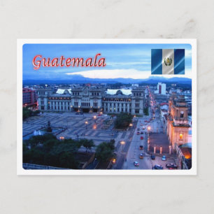 Amerika - Guatemala - Guatemala-Stadt - Postkarte
