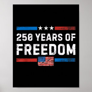 Amerika - Halbjahrstag 4. Juli 2026 - 250 Jahre Poster