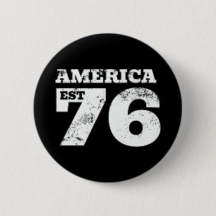 Amerika hat 1776 patriotisch button