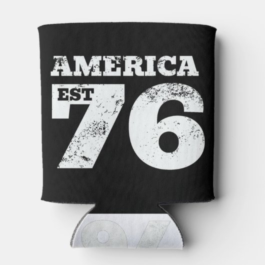 Amerika hat 1776 patriotisch dosenkühler (Rückseite)