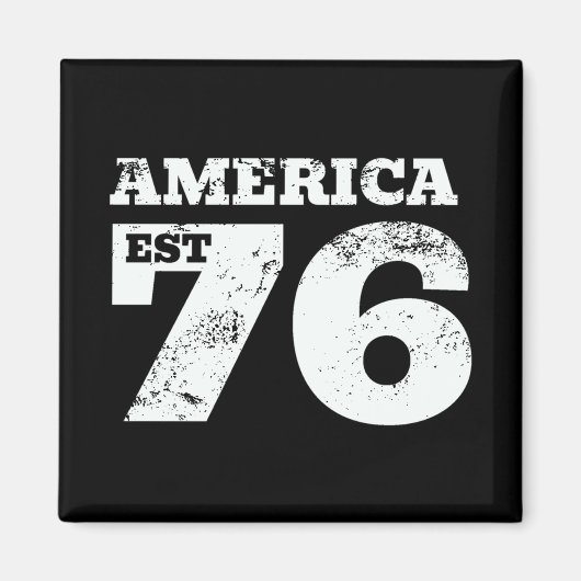 Amerika hat 1776 patriotisch magnet (Vorne)