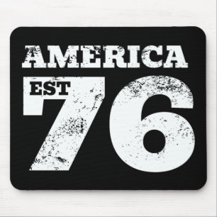 Amerika hat 1776 patriotisch mousepad