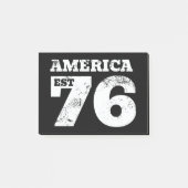 Amerika hat 1776 patriotisch post-it klebezettel (Vorderseite)