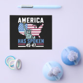 Amerika hat 45 47 Trump Präsident Vintag gesproche Flyer (Einzeln)