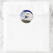 Amerika hat den 11. September vergessen Runder Aufkleber (Tasche)