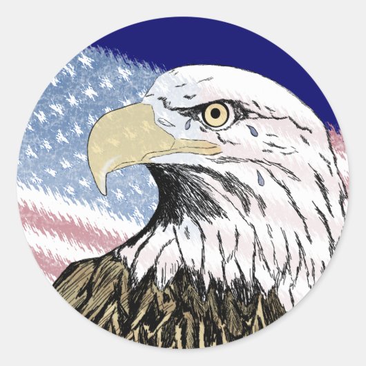 Amerika hat den 11. September vergessen Runder Aufkleber (Vorderseite)