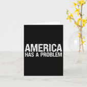 Amerika hat ein Problem Karte (Gelbe Blume)
