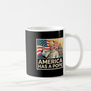 Amerika hat einen Papst, einen neuen katholischen Kaffeetasse