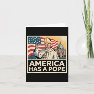 Amerika hat einen Papst, einen neuen katholischen  Karte