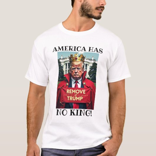 Amerika hat keinen König T-Shirt (Vorderseite)