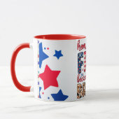 amerika heimat der freien  tasse (Links)