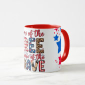 amerika heimat der freien  tasse (VorderseiteRechts)