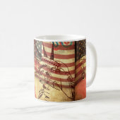 Amerika, Hintergrund Kaffeetasse (VorderseiteRechts)