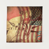 Amerika, Hintergrund Wandteppich (Vorderseite (Horizontal))