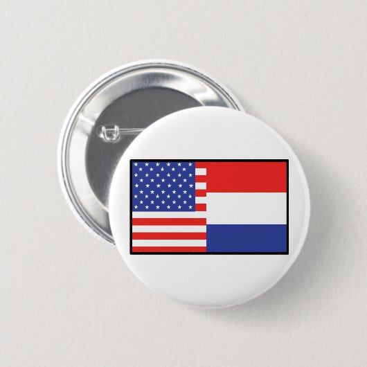 Amerika Holland Button (Vorne & Hinten)