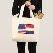 Amerika Holland Jumbo Stoffbeutel (Vorderseite (Produkt))