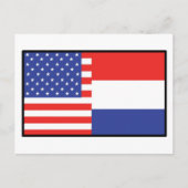 Amerika Holland Postkarte (Vorderseite)