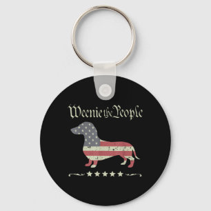 Amerika Hund Dachshund Vintage Weenie Das Volk Schlüsselanhänger