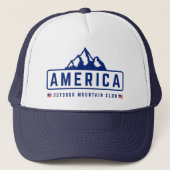 Amerika im Freien Truckerkappe (Vorderseite)