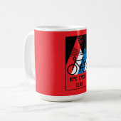 Amerika im Rad Kaffeetasse (Vorderseite Links)