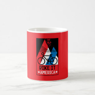 Amerika im Rad Kaffeetasse