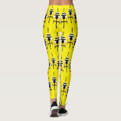 Amerika im Rad Leggings (Rückseite)
