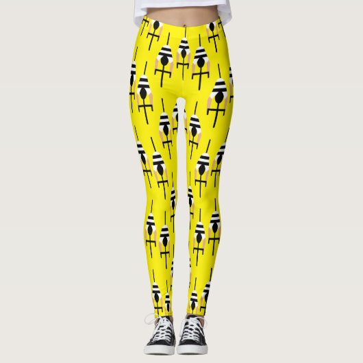 Amerika im Rad Leggings (Vorderseite)