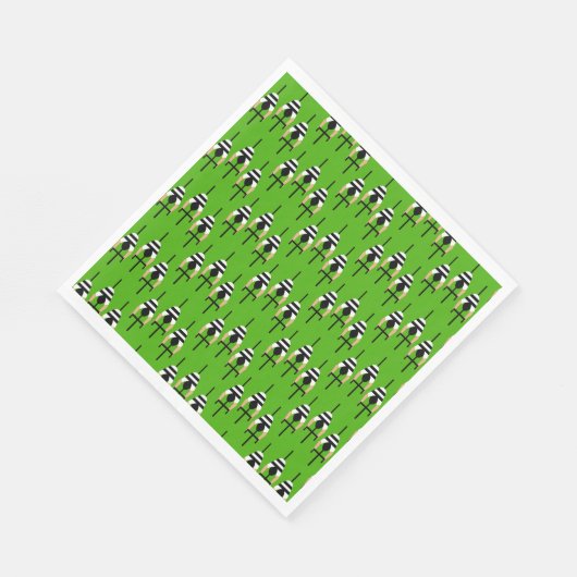 Amerika im Rad Serviette (Ecke)