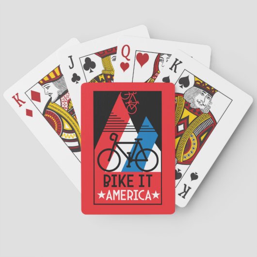 Amerika im Rad Spielkarten (Rückseite)