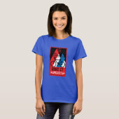 Amerika im Rad T-Shirt (Vorne ganz)