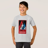 Amerika im Rad T-Shirt (Vorne ganz)