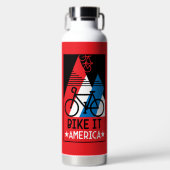 Amerika im Rad Trinkflasche (Vorderseite)