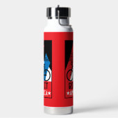 Amerika im Rad Trinkflasche (Links)