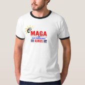 Amerika immer großartig machen - Ringer-T - Shirt (Vorderseite)