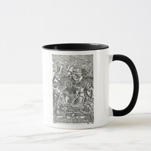 Amerika in den Flammen Tasse (Rechts)