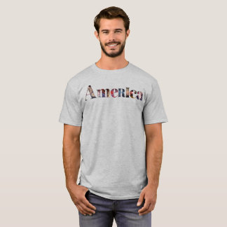 Amerika in Feuerwerk T-Shirt