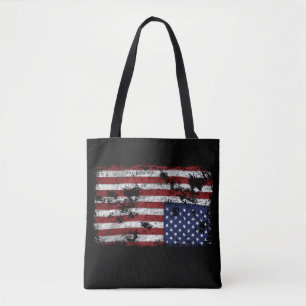 Amerika in Not - Aufwärtsflagge Tasche