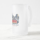 Amerika in voller Farbe Bierbecher Mattglas Bierglas (VorderseiteRechts)