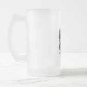 Amerika in voller Farbe Bierbecher Mattglas Bierglas (Links)