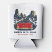 Amerika in voller Farbe Can Cooler Dosenkühler (Vorderseite)