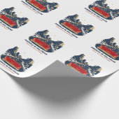 Amerika in voller Farbe Geschenkpapier (Ecke)