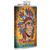 Amerika-Indianer Flachmann (Rechts)