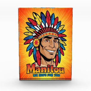 Amerika-Indianer-Leuchtfeuer Farben. Fotoblock