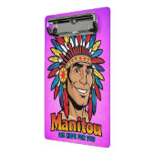 Amerika-Indianer-Leuchtfeuer Farben. Mini Klemmbrett (Gewinkelt2)