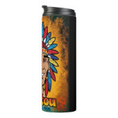 Amerika-Indianer Thermosbecher (Nach rechts gedreht)