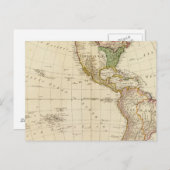 Amerika - Indische Stammessiedlungen Postkarte (Vorne/Hinten)