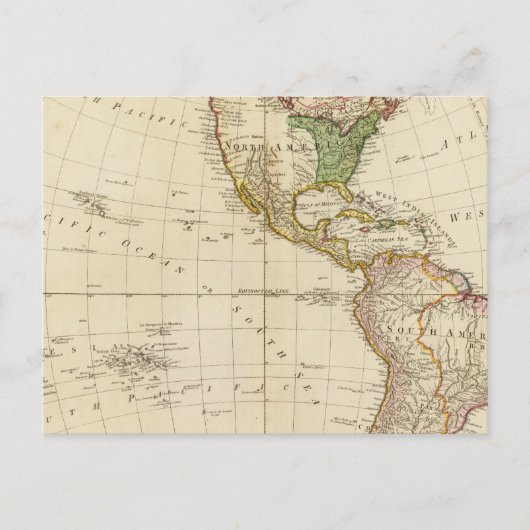 Amerika - Indische Stammessiedlungen Postkarte (Vorderseite)