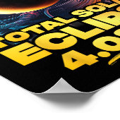 Amerika insgesamt 4.08.24 Solarkatze insgesamt 2 Poster (Ecke)