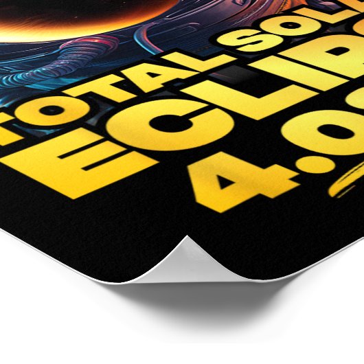 Amerika insgesamt 4.08.24 Solarkatze insgesamt 2 Poster (Ecke)