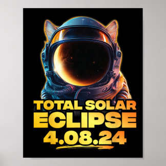 Amerika insgesamt 4.08.24 Solarkatze insgesamt 2 Poster